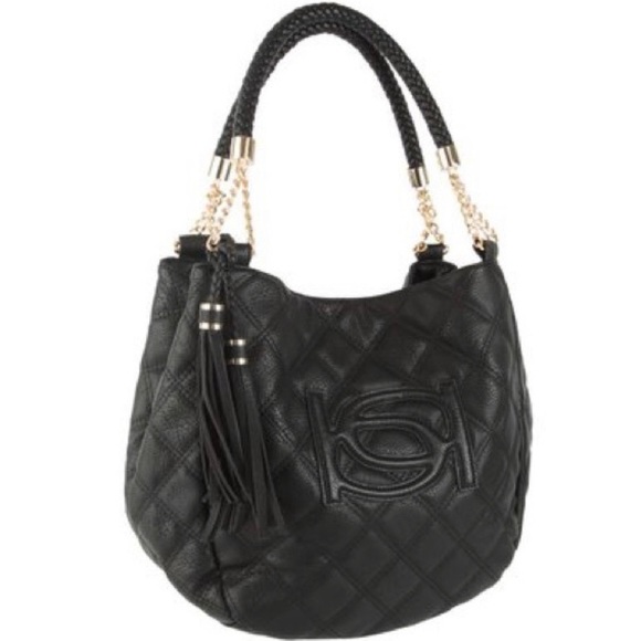 B E B E BRIGITTE QUILTED TASSLE BAG - Picture 6 of 10